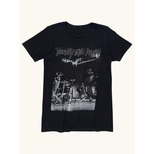 Twenty One Pilots Band T-Shirt Black Graphic Concert Tee Live Photo Print Small